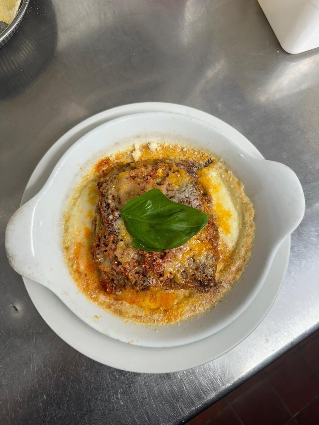 Homemade Beef Lasagna at Il Posto